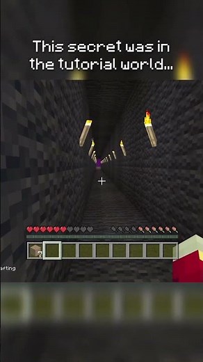 There Was a Secret Entrance in the Old Minecraft Tutorial World Sign