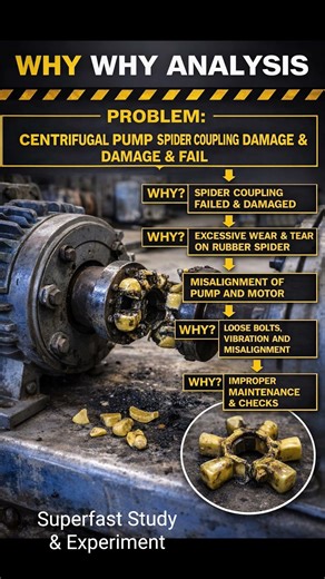 Why Why Analysis Centrifugal Pump Spider Coupling Fail