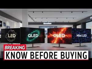 LED vs QLED vs OLED vs Mini LED - The REAL Winner in 2026 (Stop Wasting Your Money)
