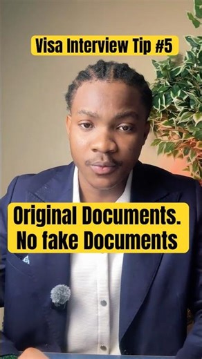 Visa tip #5 No fake documents. Fake Bank statements
