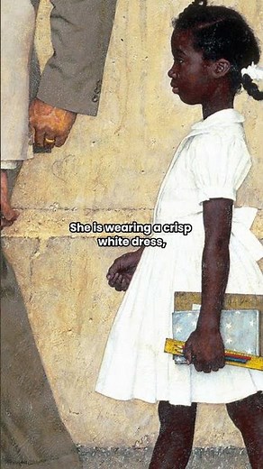 "The Problem We All Live With" by Norman Rockwell #art #painting #history