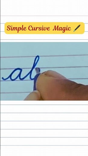 Cursive abcd Writing Practice ✍️ | Beautiful Handwriting for Beginners #handwriting #cursive
