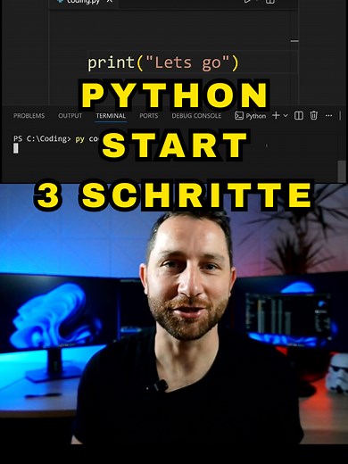 Python Einrichtung in 3 einfachen Schritten