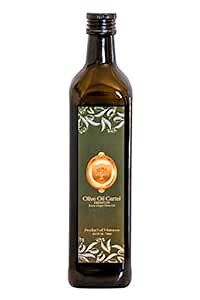 Olive Oil Cartel Premium Moroccan Extra Virgin Olive Oil - 25.4 FL Oz - 750 ml - Cold Pressed High Polyphenol Gold Award Low Acidity Unblended Single Source Family Farm EVOO Glass Bottle Cooking Gift (Green label bottle)