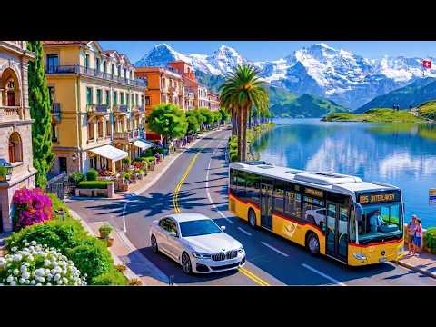 🌸🇨🇭 The MOST BEAUTIFUL Spring Drive Through Switzerland in 4K – Alps, Lakes & Pure Relaxation