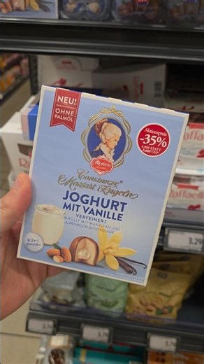 Mozart-Kugeln Joghurt mit Vanille 🍫 #whitechocolate #mozartkugeln