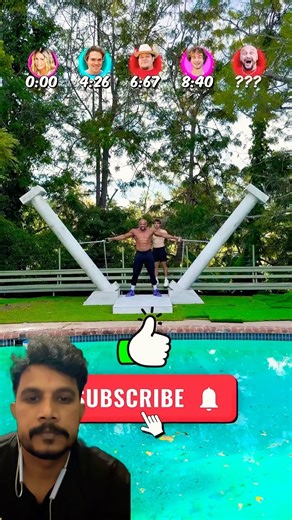 Impossible Pool Challenge! 😱💦 #Shorts