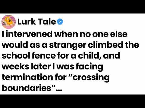 I intervened in a playground situation, and somehow I’m the only one being blamed.