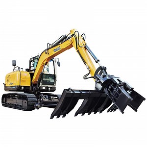 [Hot Item] Crawler Excavator Rail Laying Machine Changer Graafmachine Railway Sleeper Changing Excavateur