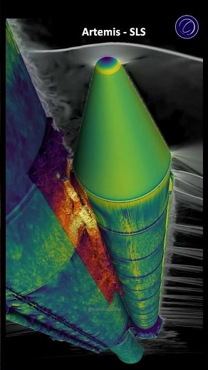 NASA's SLS Rocket: What Each Color Means in the Supercomputer Simulation