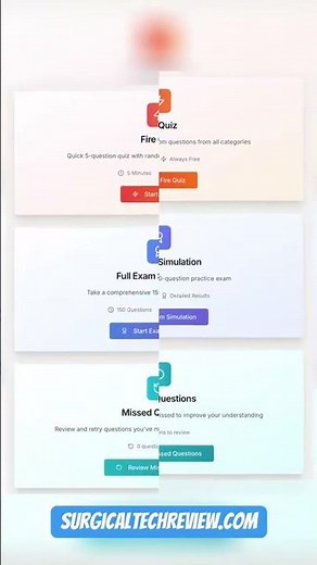 Surgical Technology Student Practice Exam and Test Prep