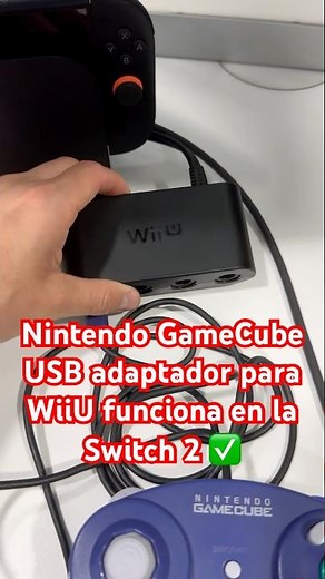 GameCube USB Controller Adapter on Switch 2 Works!!! ✅ 😮 #Switch2 #Switch #Nintendo #gamecube