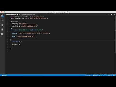 Using DomSanitizer in Angular
