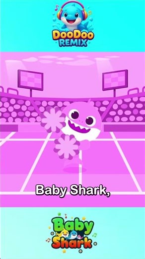 [ 1 MINUTE LOOP ] Baby Shark Sing Along Remix 🎶 || Nursery Rhymes & Fun Sounds | DooDooRemix Kids TV