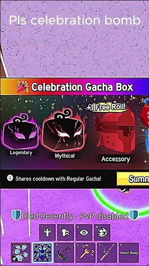“Celebration Bomb Skin 🎉 Blox Fruits 50B Celebration Event (Update 27.6)”