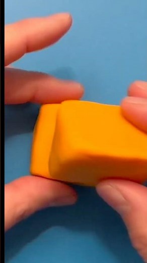 Playdough Gingerbread House with 3D Shapes 🎄 #playdough #christmascraft