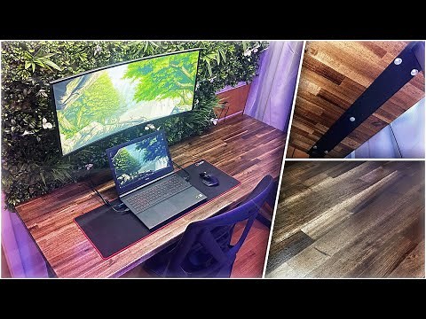 BUILDING A CUSTOM BUTCHER BLOCK DESK