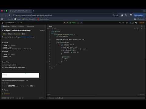Longest Palindromic Subsequence | ButtomUpApproach