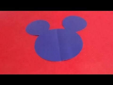 HOW TO CUT OUT MICKEY'S HEAD