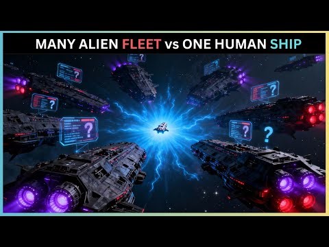 Alien Fleet Surrounded a Lone Human Vessel—Their Scanners Showed Something Impossible | HFY