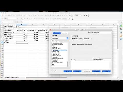 OpenOffice Calc: Using Basic Functions | 4/8 | UPV
