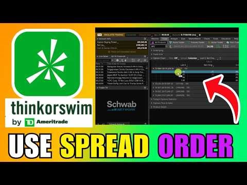 How To Use Thinkorswim Spread Order (2026) (Best Method)