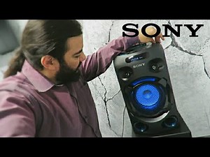 Sony MHC-V02 (introducing the device)