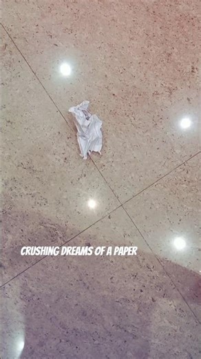 How to crush a paper