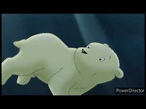 the little polar bear underwater scenes