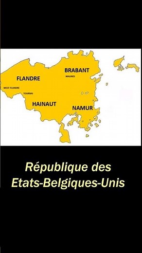 Etats-Belgiques-Unis : Indépendance de la Belgique avant 1830 | Histoire de la Belgique