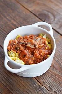 Spaghetti Eggs Recipe | The Gracious Pantry | Healthy Breakfast Ideas