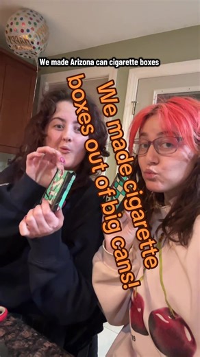 Can cigarette box crafting idea #beercan #cigarette #diy #crafting #doityourself