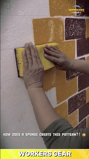Creative Texture Sponge Tool for Wall Painting and Decorative Finishing in Modern Interiors