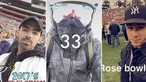 Joe & Nick Jonas hit both the Rose Bowl & Mammoth within 24 hrs