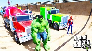 31K views · 744 reactions | Do not be afraid Superheroes - Let's cycle Bikes Hulk, ironman, superman, spiderman, elsa #spdiermanMarvel's Spider-Man Drives Truck Monster with hulk, ironman, superman on the Ultra Extreme Ramp in the Sky #spiderman | Funny Cartoon | Facebook