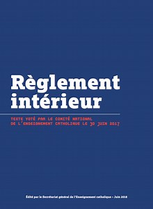 Le règlement intérieur - Enseignement Catholique