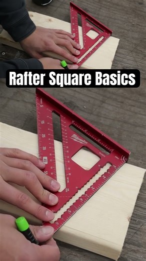 How to cut RAFTERS #carpentry #framing #construction #buildingconstruction #craftsman