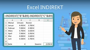 Excel INDIREKT • Funktion einfach erklärt