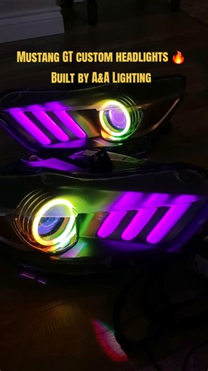 Mustang GT Custom RGB Headlights | Full Install