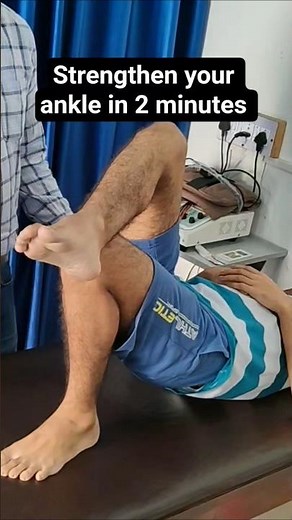 strengthen your ankle in 2 minutes