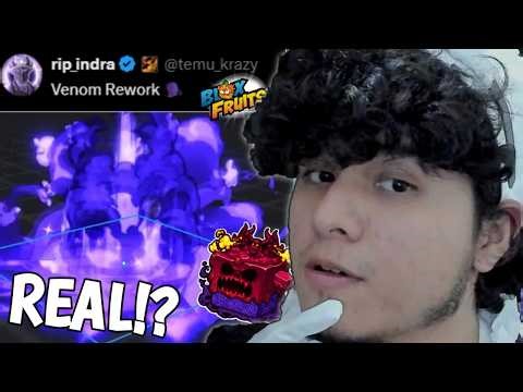 VENOM REWORK?! If this is REAL I'll dress as a MAID 🗣️ (Blox Fruits)