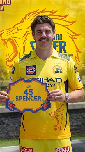 Spencer Johnson To CSK Confirmed😍📈💛 #youtubeshorts