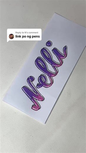 Creative Name Tag Ideas Using Calligraphy Pens
