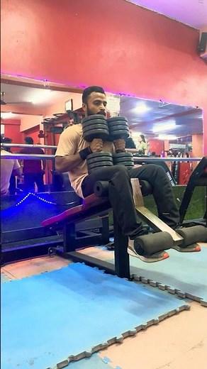 Mastering the 35 KG (77 lbs) Decline Dumbbell Press | Rahul Lifts Power