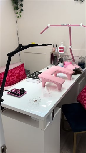 @Katie Barnes Tool Range all set up ready to do your nails. Come find me at envy beauty Aldridge. Also offering pedicures, waxing eyebrow and eyelash tinting. Check out my page for my price list. Nail art is at an added charge as discussed in your ur consultation. #nails #beauty #nailsalon #katiebarnestoolrange