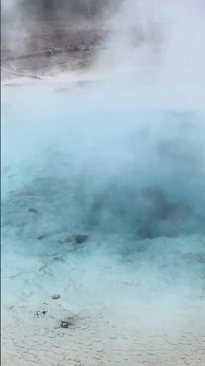 Mud Pods in Yellowstone National Park | Scenic Views | 4K