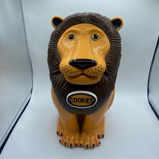 Vintage Talking Lion Cookie Jar "Get Your Hand 'Outta My Cookie Jar!" 1999
