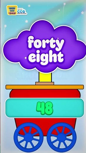 Learn Numbers 41–60 🔢 Counting Song #shortsviral #shorts #nurseryrhymes #baby