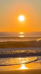 Amazing, crashing waves at sunrise! #sunrise #crashingwaves #beachlife #waves #SundaySerenity | Salisbury Sunrises