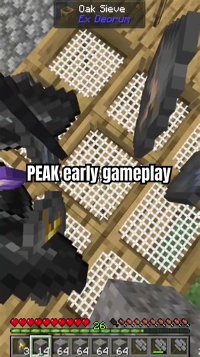 PEAK early gameplay in ATM10 #gaming #minecraft #skyblock
